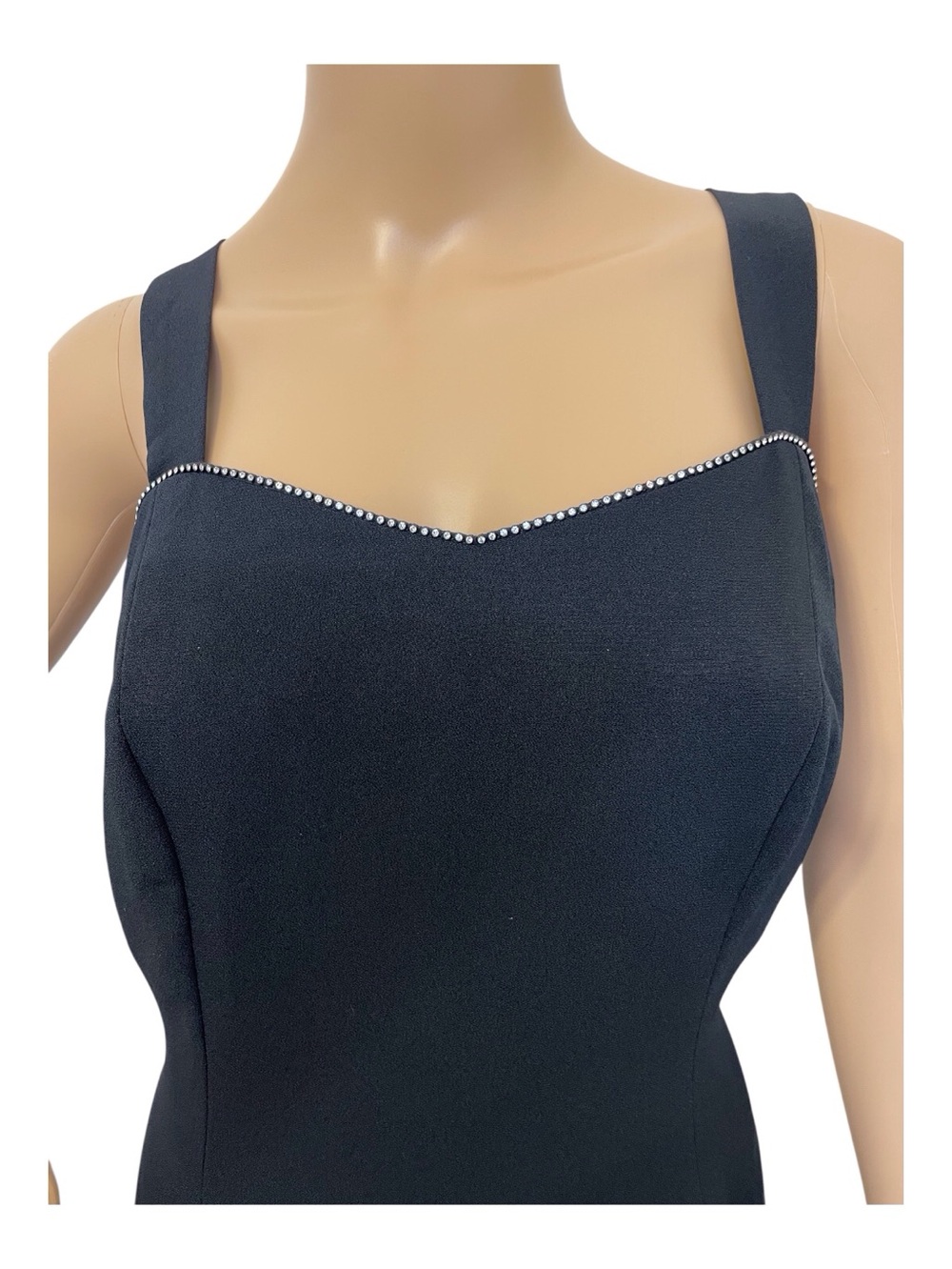 Frascara Black Evening Gown Women's Dress,12 - Picture 3 of 11